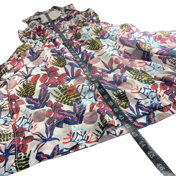 Grey Jason Wu Women's Multicolor Floral Print Sleeveless Midi Dress Size 8 - Picture 11 of 13